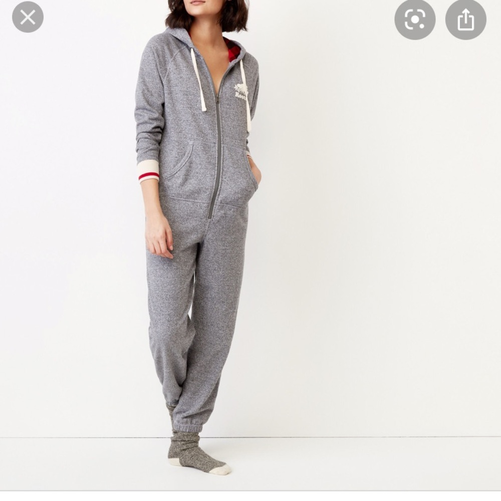 Roots Cabin Onesie - classic salt-and-pepper